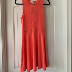 SOLD Salmon Pink Skater Dress